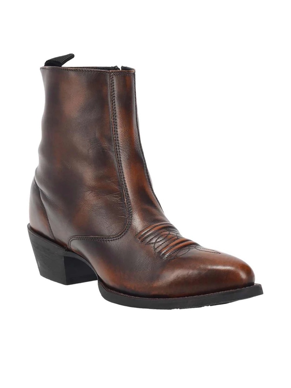 LAREDO MEN'S BROWN DRESS COWBOY BOOTS - 8E